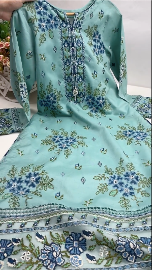 2pc/3pc Premium Lawn Dress ( Perfect This Summer )