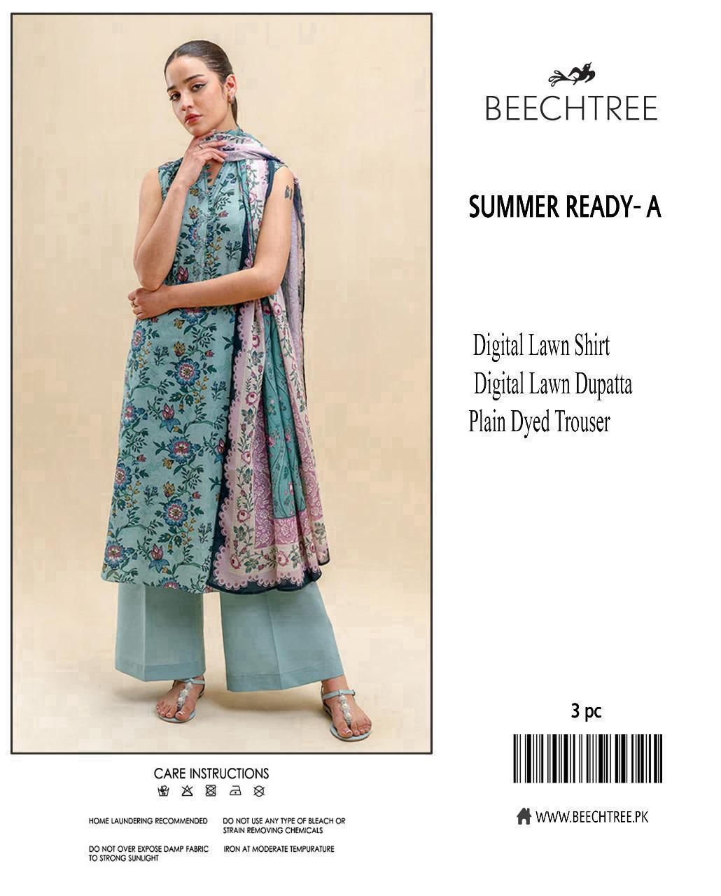 BeechTree Printed Lawn 3pc