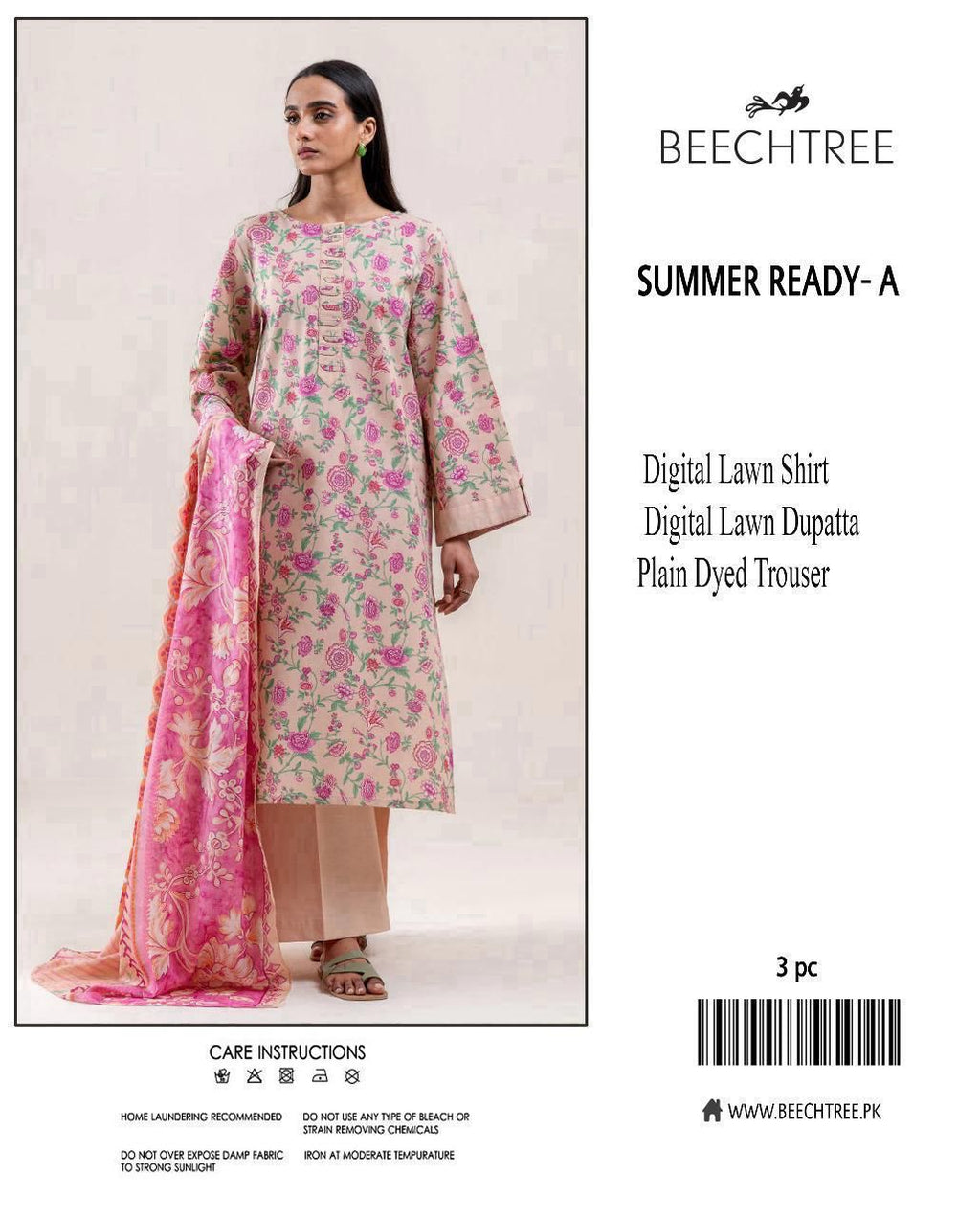 BeechTree Printed Lawn 3pc