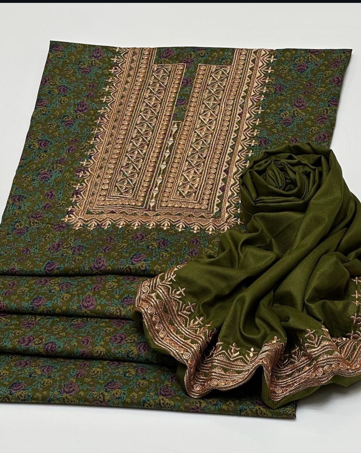 Women Embroidery Dress Unstitched